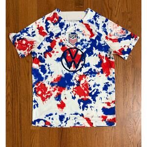 USMNT USA National Soccer Team 2022 World Cup Kit Jersey Shirt- Men's Large- EUC